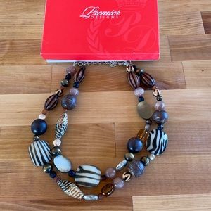 Premier Designs Animal Print Necklace